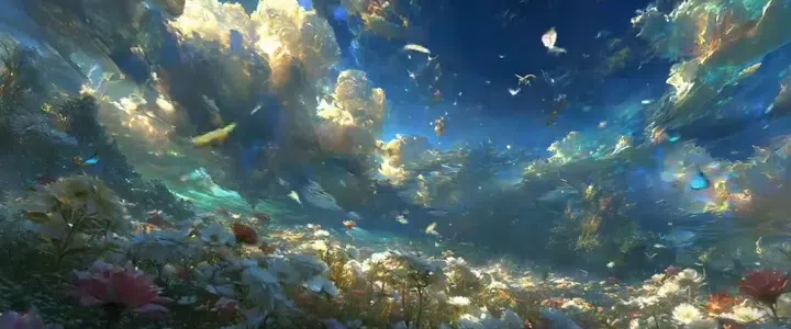 Celestial Reverie: Butterfly Garden