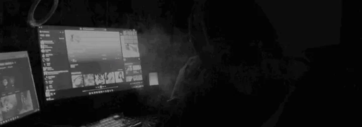 Late Night Coder: Dark Ambient Desk