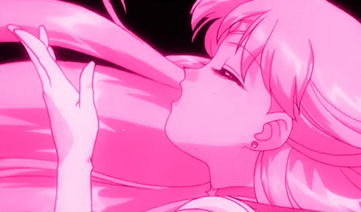 Pink Sideview: Neon Silhouette