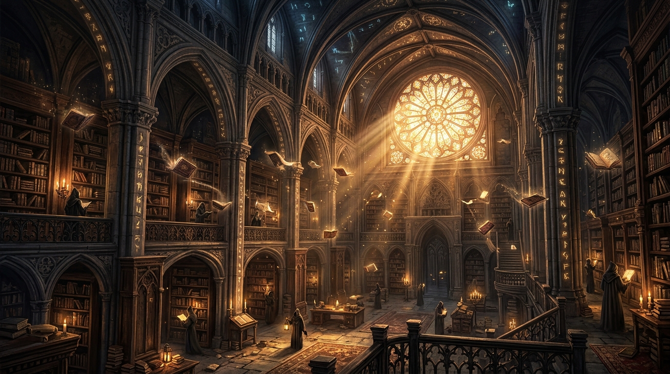 Cathedral Archives: Floating Grimoires
