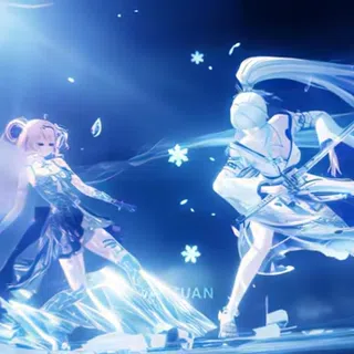Glacio Elegance: Sanhua Crystalline Lotus Avatar